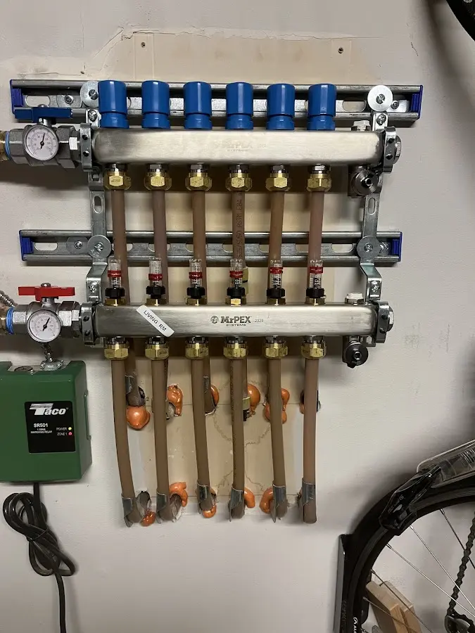 Plumber performing Gas Leak Detection at a residential property in Carrollwood